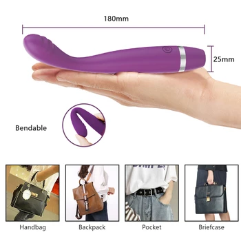 Beginner G-Spot Vibrator for Women 8 Seconds to Orgasm Finger Shaped Vibes Nipple Clitoris Stimulator Sex Toys for Adult Female 2