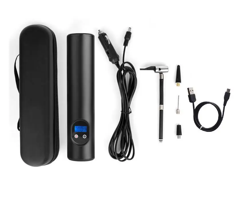 12V Rechargeable Air Pump Tire Inflator Portable Compressor Digital Car Tyre Pump for Car Bicycle Tires Ball Tire Bike PumP