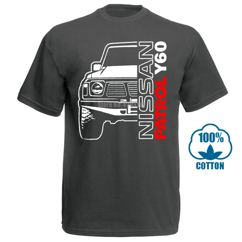 Nissan Patrol Y60 футболка 010343 - Цвет: Темно-серый