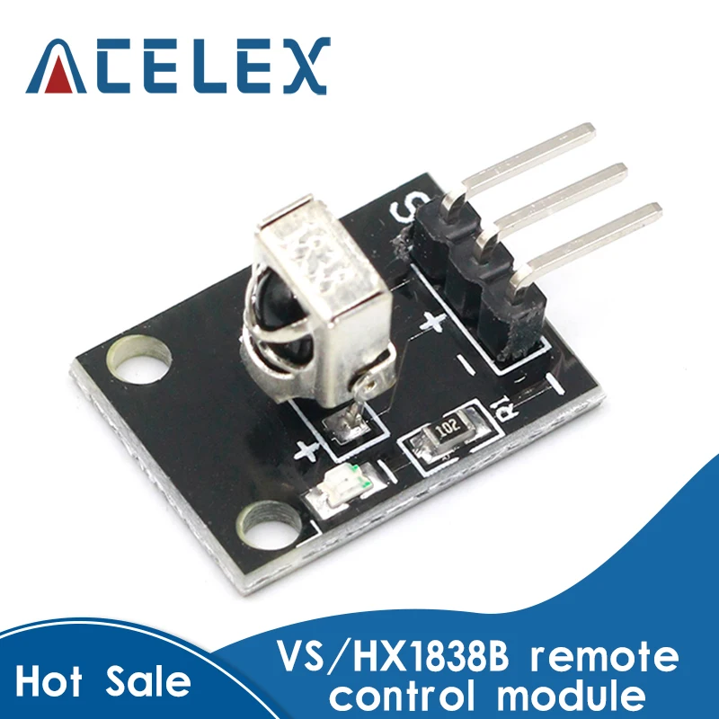 Универсальный ИК инфракрасный датчик приемник 3pin VS1838B HX1838 TL1838 для Arduino Diy