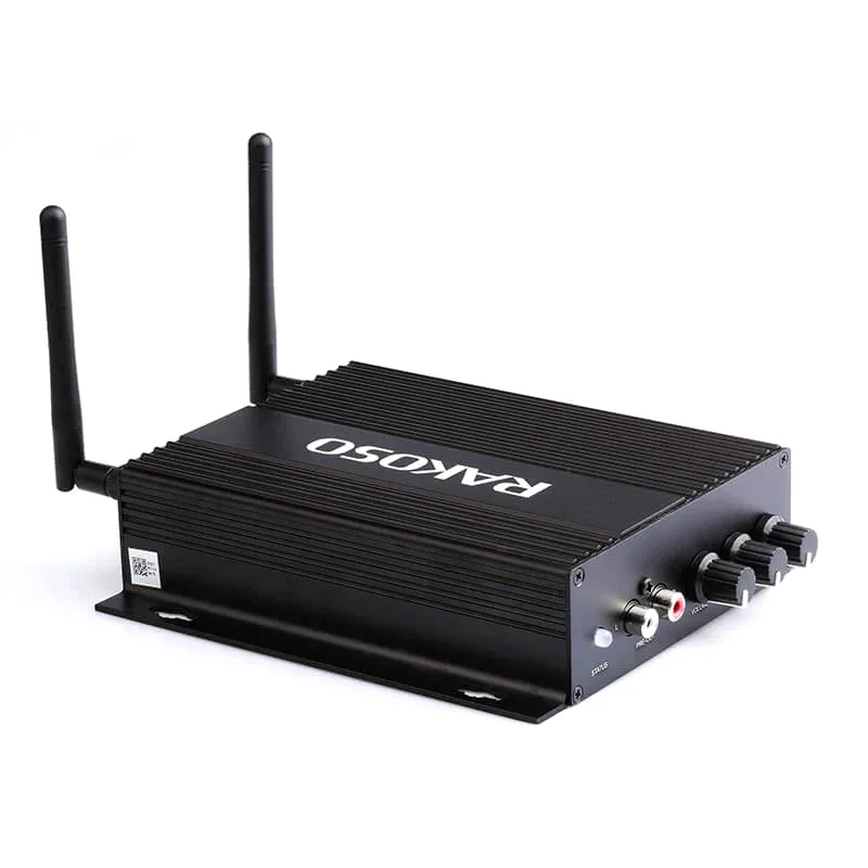 SA100 WiFi and Bluetooth Amplifier Wireless Audio Receiver with Optical Subwoofer HiFi Multi-room Airplay Spotify Free APP