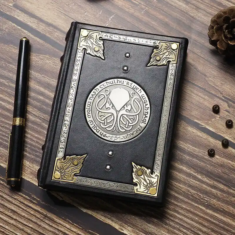 Cosmile Cthulhu Mythos Necronomicon Libris Mortis Diary Buku Mark Notebook Buatan Tangan Hadiah Cosplay Terbatas Hadiah Props Kostum Aliexpress