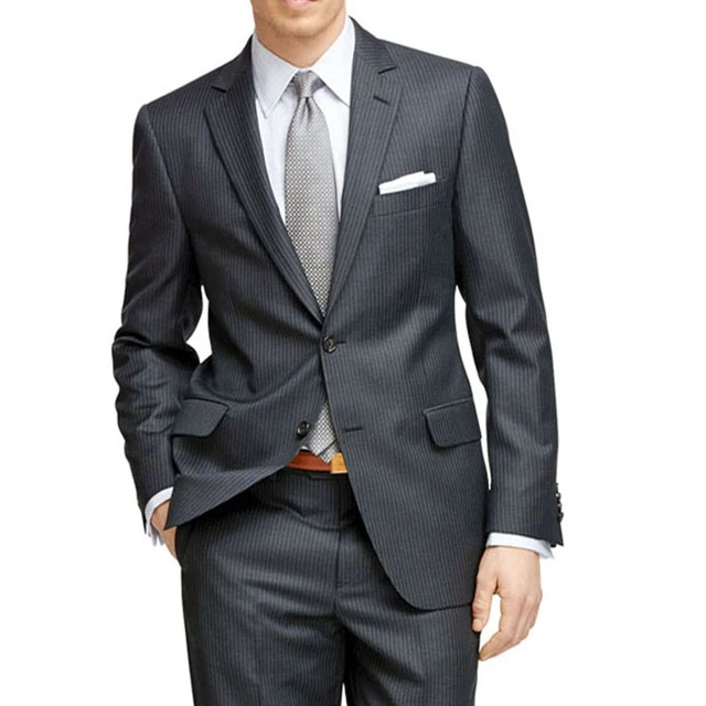 Skinny Single Breasted Pinstripe Suit Jacket | boohooMAN USA