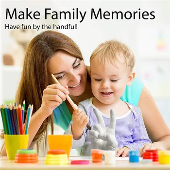 

3D Hand And Foot Print Mold Powder Baby Hand Foot Casting Keepsake Kit Baby Growth Souvenirs Memorial