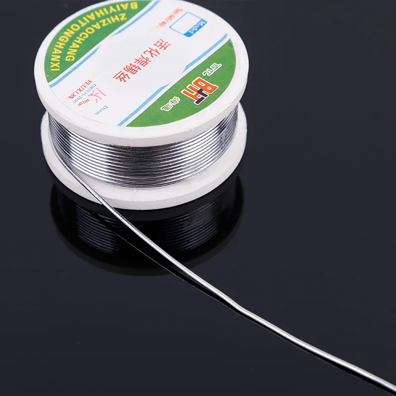0.8/1.0/1.5/2.0mm 100g 63/37 Flux 2.0% Tin Lead Tin Wire Melt Rosin Core Solder Soldering Wire Roll