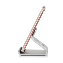 Универсальный алюминиевый настольный держатель Настольная подставка Колыбель крепление для сотового телефона планшета регулируемый угол обзора алюминиевая структура