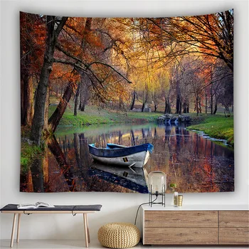 

Tree Landscape Mandala Tapestry Forest Wall Tapestry Wall Hanging Tapestry Scenic Curtain Wall Art Decor Beach Mat Tablecloth