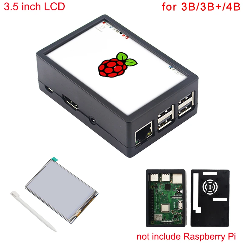 3 5 дюймов Raspberry Pi Model B + сенсорный экран Экран 480*320 ЖК дисплей Дисплей стилус для - Фото №1