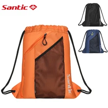 

Santic Cycling Backpack Waterproof Large Capacity Outdoor Hiking Climbing Backpack Portable Drawstring Mtb BikeStorage Bag 15L