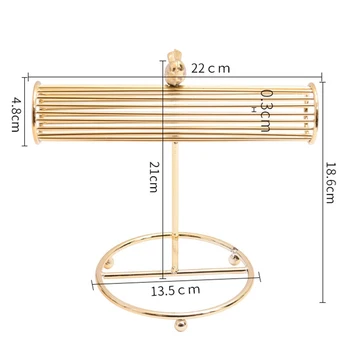 

Hot Sale New Fashion Gold Plated Watch Bracelets Necklace Earrings Display Rack T-Bar Jewelry Display Stand Pendant Display Hold