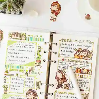 

1set Japanese Washi Tape Special Oil Paper Figure Cute Material Decorative Masking Tape Diy Crafts Scrapbook Journal Stationery