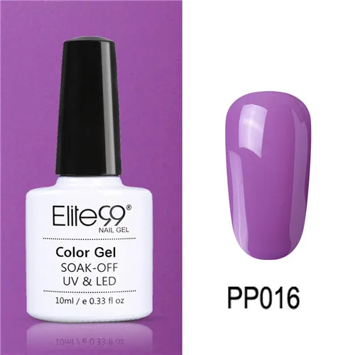 PP016 Elite99 винно-красный гель лак для ногтей 10 мл для дизайна ногтей маникюрный набор Гибридный гель Лаки нужно базовое верхнее покрытие для полигелевого лака - Цвет: PP016