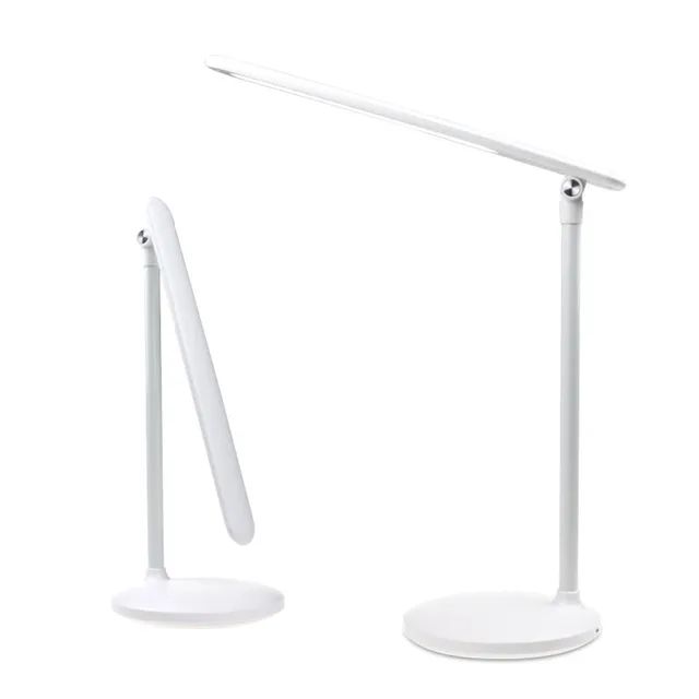 LED viedā bezpakāpju aptumšojoša galda lampa lasīšanai acu aizsargs salokāms USB uzlādes galda apgaismojums guļamistabas kopmītņu naktslampas_voghion.com