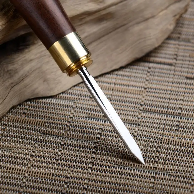 Комбинированная ручка для заваривания чая, деревянный нож для заварки чая, конусная щетка из палисандра или эбенового дерева, аксессуары для чая