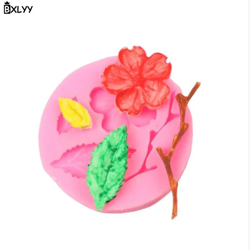 BXLYY1pc силиконовая форма для украшения торта персикового цвета инструменты