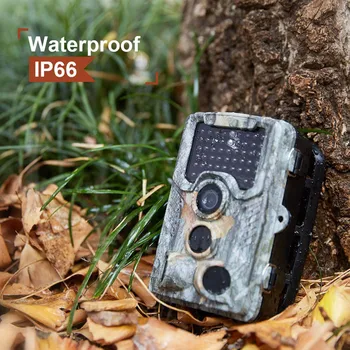 

Trail Camera 16MP 1080P 0.6S HD With Time Lapse 120 Wide Angle 65ft Infrared Night Vision 46pcs IR LED 2.4 LCD Scouting Camera