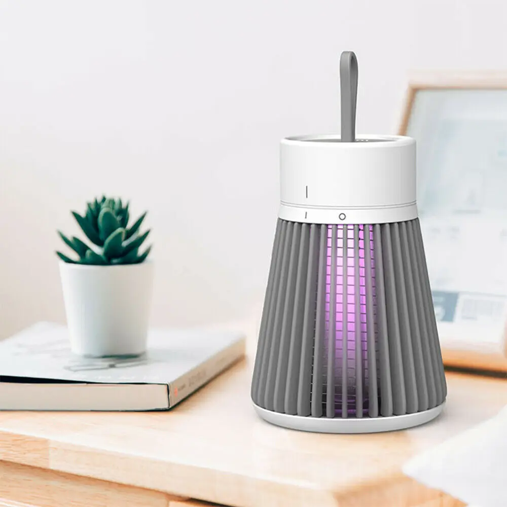 

Electric LED Mosquito Repeller Light 360° Photocatalytic Nanowave Trap 2200mAh USB Rechargeable Fly Bug Insect Zapper Killer