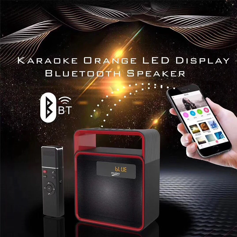 musky Wireless Bluetooth Speakers Support TF Card