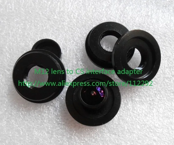 M12 lens to CS interface adapter ring M12 lens to C interface connecting ring