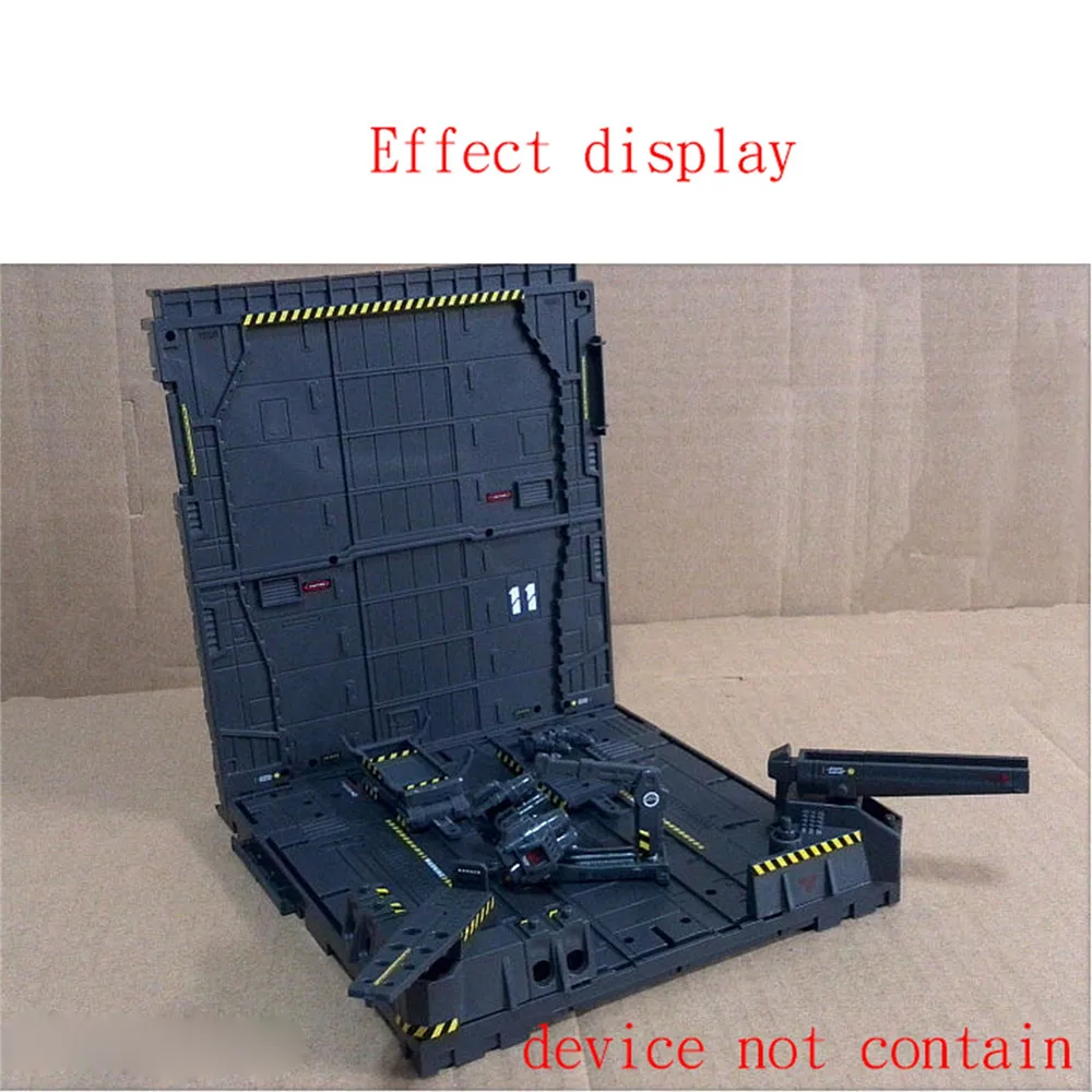 Stickers Safety Warning Decal for MECHANICAL CHAIN ACTION BASE Machine Nest Garage For Gundam Model MSG Decals Sticker | Игрушки и хобби