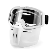 Зимний спортивный снегоход ветрозащитный шлем съемный стиль защиты обивка шлем солнцезащитные очки дорога езда очки прозрачный