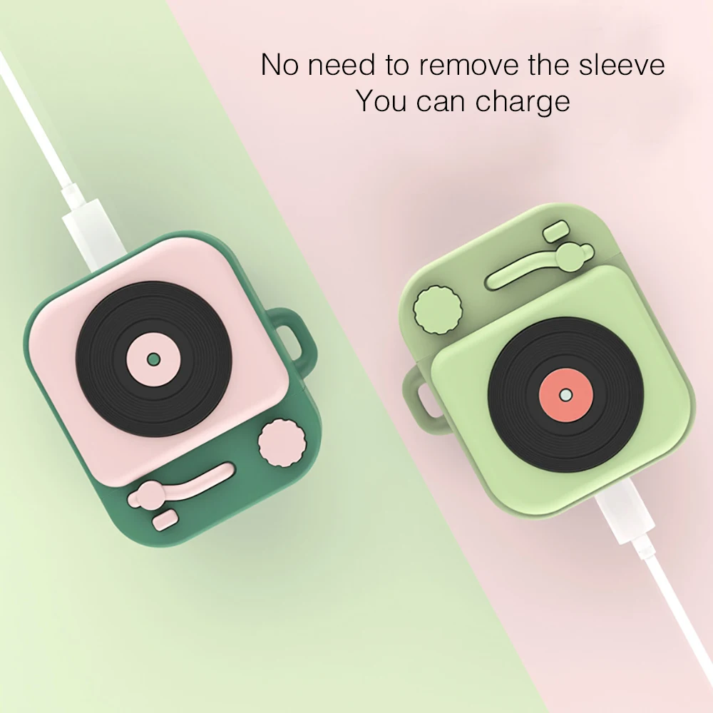 Мягкий силиконовый чехол для Airpods мультяшный защитный милый аксессуары