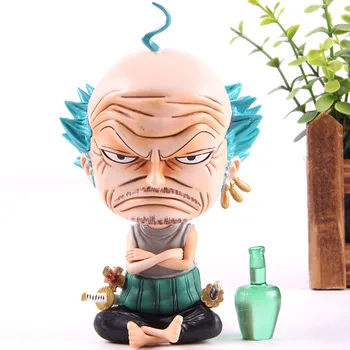 

One Piece Roronoa Zoro Figure Cute Old Man Winebottle Sitting Ver. Zoro Action Figure One Piece Anime PVC Collectible Model Toy