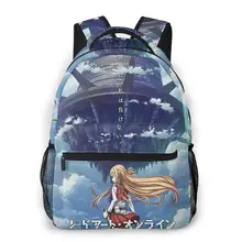 Sword Art Online progresywny plecak dla dziewczynek chłopcy czarny koniczyna plecak podróżny plecaki dla nastolatków tornister dla dorosłych tanie i dobre opinie NYLON CN (pochodzenie)