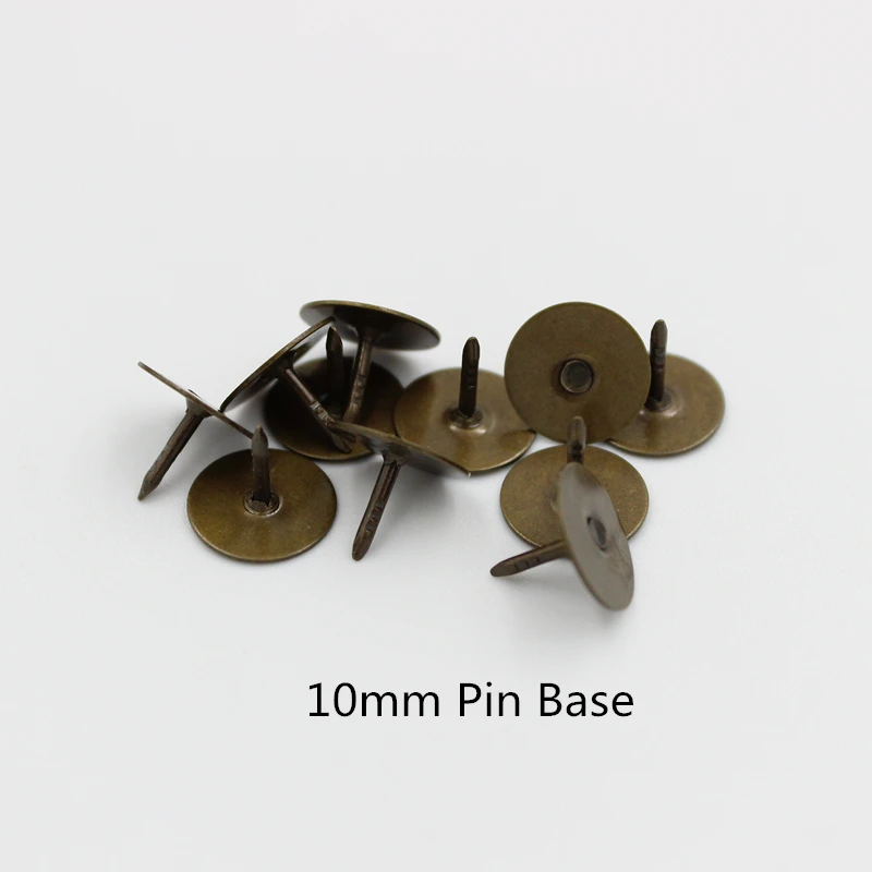 10mm AB Pin 50 шт. булавки Сзади ПВХ черная бабочка резиновая булавка клатч Хранители Серебряные Зажимы для галстука пустые булавки для DIY брошь Ювелирные изделия Поиск - Цвет: 10mm AB Pin