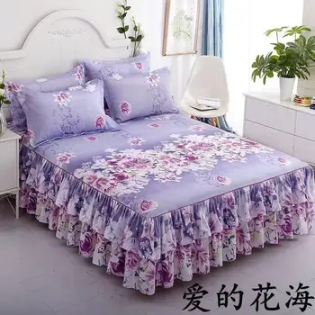 

49 lace bed skirt bedding Princess bedding bed cover bed girl bed cover Full Queen King size