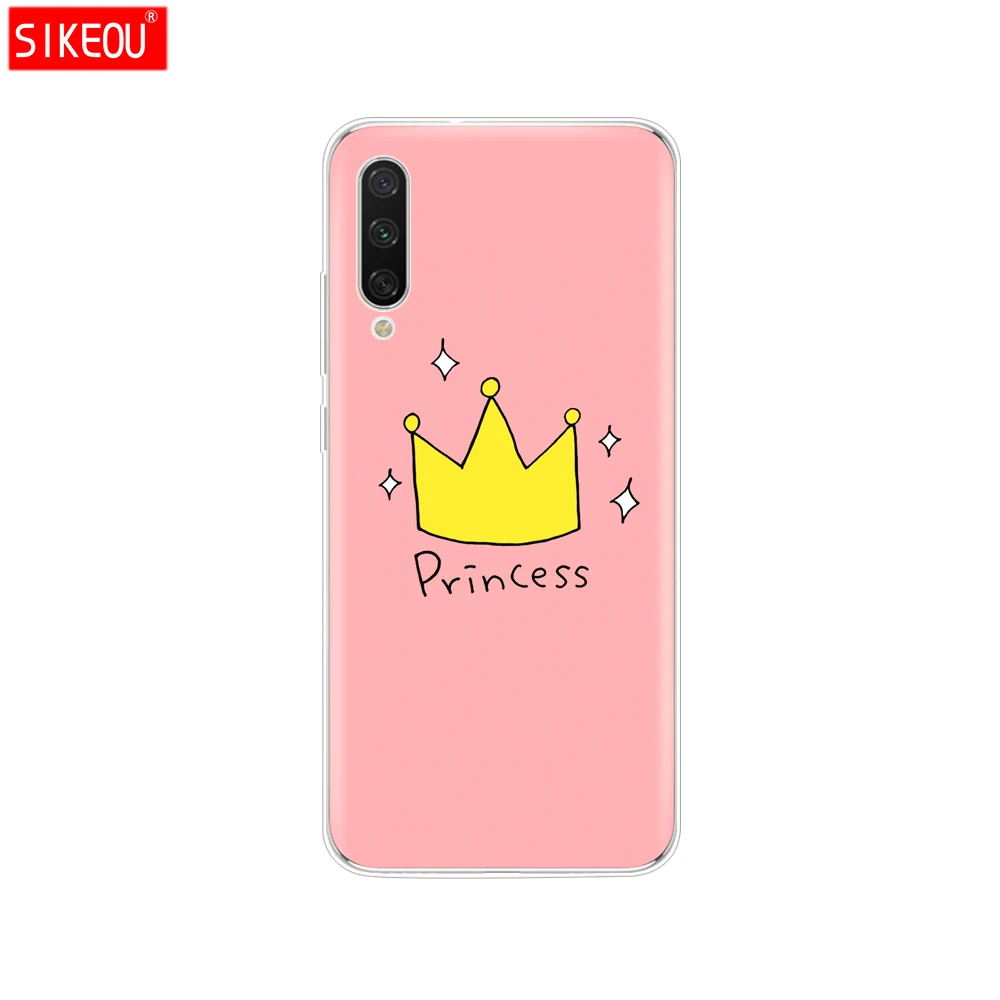 Силиконовый чехол для Xiaomi mi A3, чехол с полной защитой, мягкая задняя крышка из ТПУ, чехол для телефона s для Xio mi A3, бампер, кошечка, цветок - Цвет: 12074