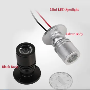

LED Spotlights Mini led ceiling Down lights 5W Dimmable AC85-265V DC12V Surface Mounted Light bulbs for cabinet counter showcase