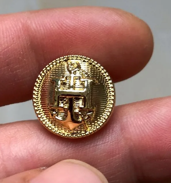 Оптовая продажа 10 шт. новый стиль металлическая модная куртка H gold с капельным