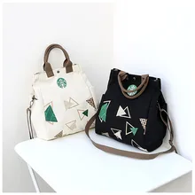 Холщовая Сумка женская новая стильная осенняя и зимняя Большая вместительная ручная Холщовая Сумка в Корейском стиле veritile модная женская сумка a Gener