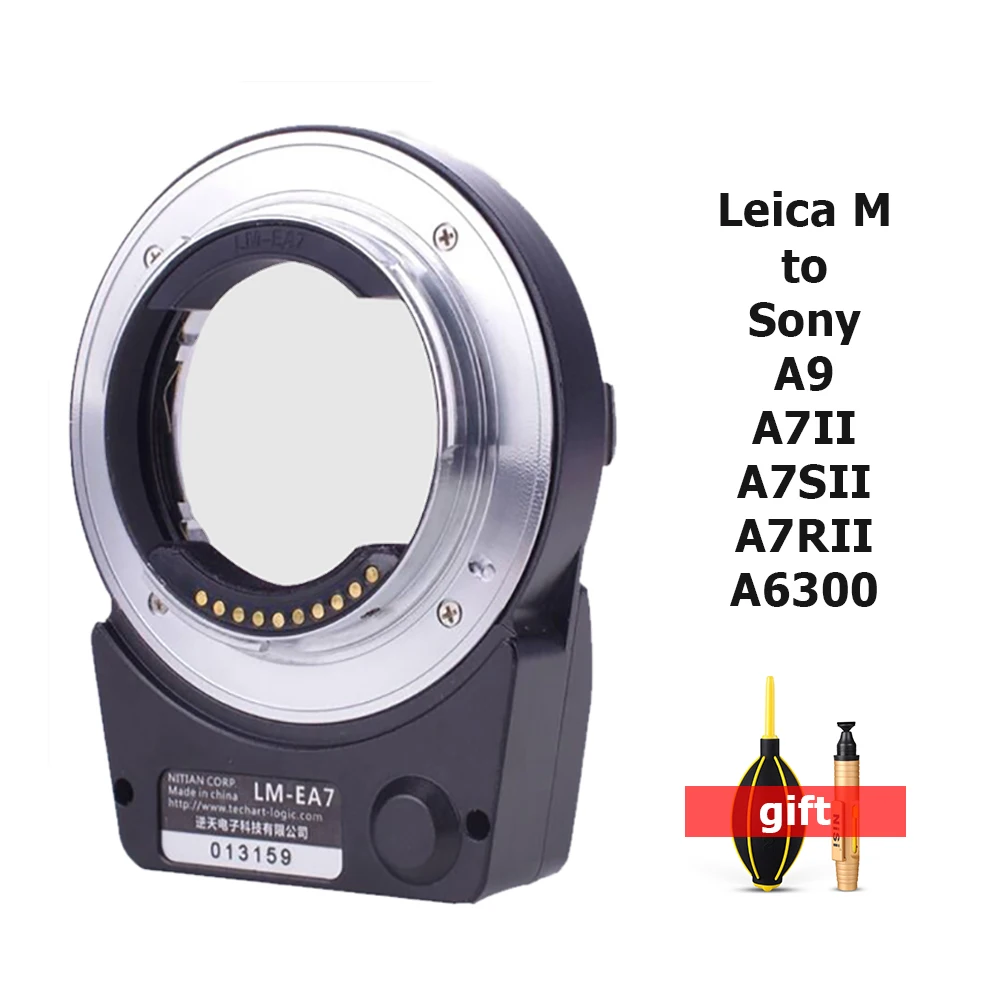 TECHART LM-EA7 адаптер для объектива Кольцо с автофокусом для объектива камеры Leica M для камеры sony NEX A7RII A6300 A9 A7SII