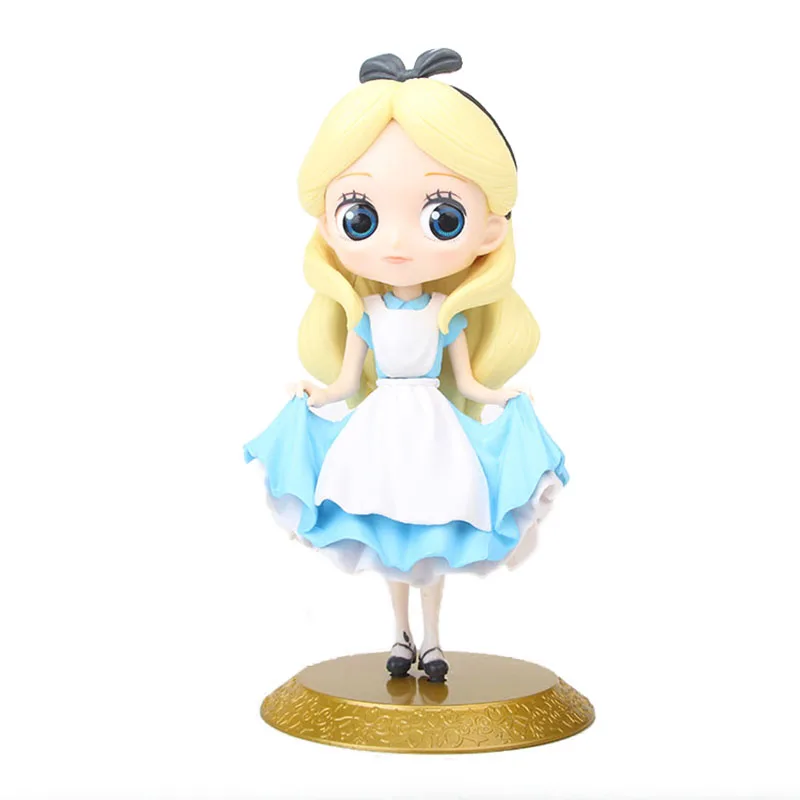 Принцесса Дисней Q версия персонажи Белл Жасмин Принцесса ПВХ фигурка куклы KidsToys для детей подарок на день рождения A94 - Цвет: M No Box