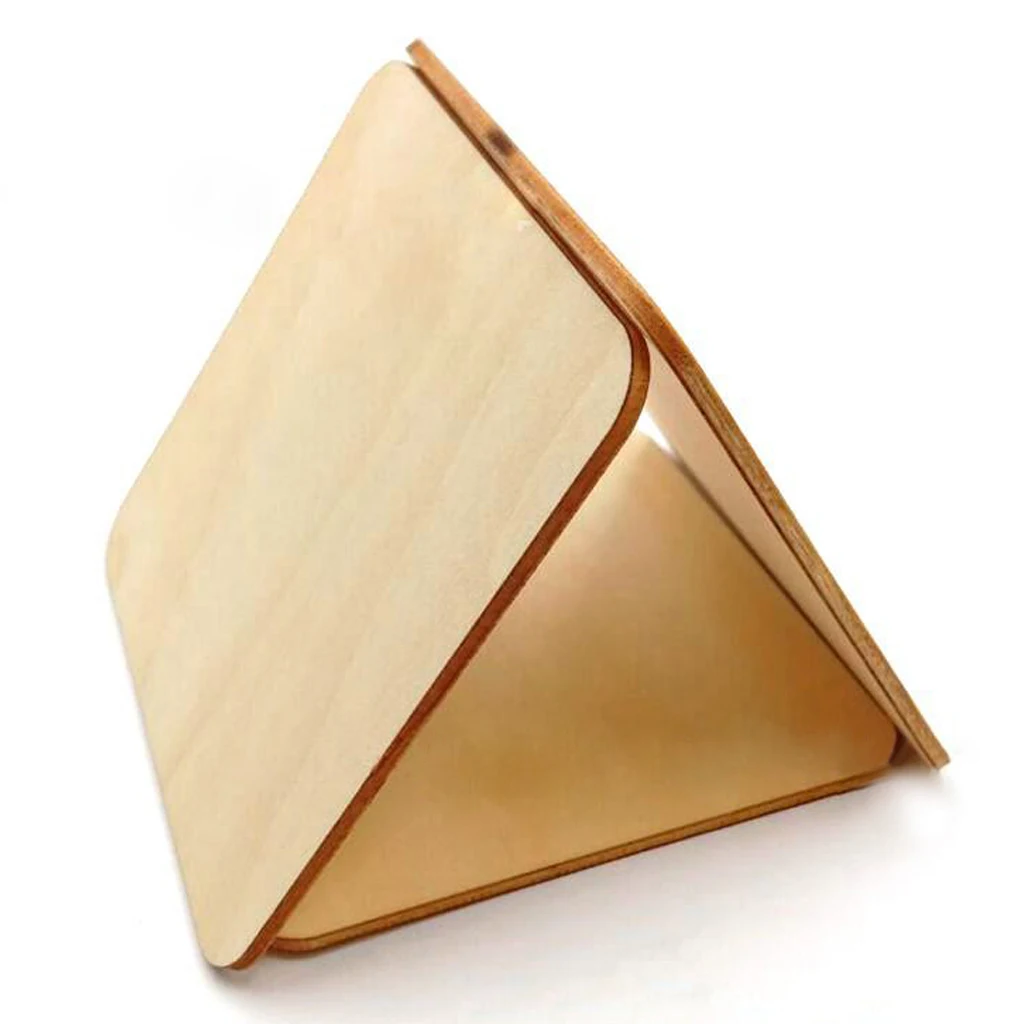 100pcs Natural Square Wooden Slices Log Square Chips DIY Wood Craft Supplies for Sand Table Model Model Making Courtyard Decor