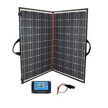 140 Вт Складная солнечная панель Зарядное устройство 70 Вт* 2 черный моно солнечная панель s Китай PV Модуль 12 В/24 В 10A контроллер батареи одеяло, использующее энергию солнца