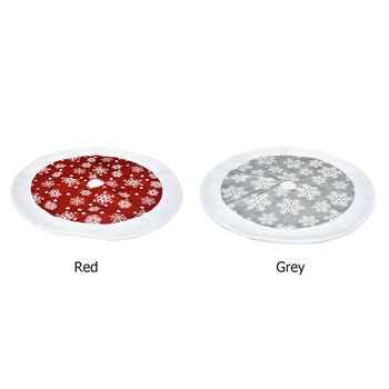 

101cm Christmas Tree Skirt Home Carpet Floor Party Decoration Door Mat Christmas Party Supplies Tree Skirt