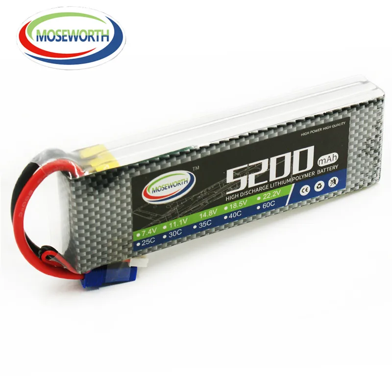 MOSEWORTH 3S 11 1 V 5200 мА/ч 40C 60C провод с силикатной гелевой Батарея Для радиоуправляемый