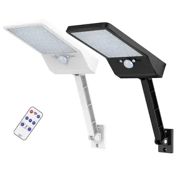 

48 LED Solar Light PIR Motion Sensor Lamp Ip65 Waterproof Outdoor Garden Wall Gear lock remote controller rotate
