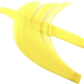 

200PCS Plastic Empty Chain Belt Screw Tape Empty Screw Band for Auto Feed Screwdriver Tape for A Screwdriver Yellow