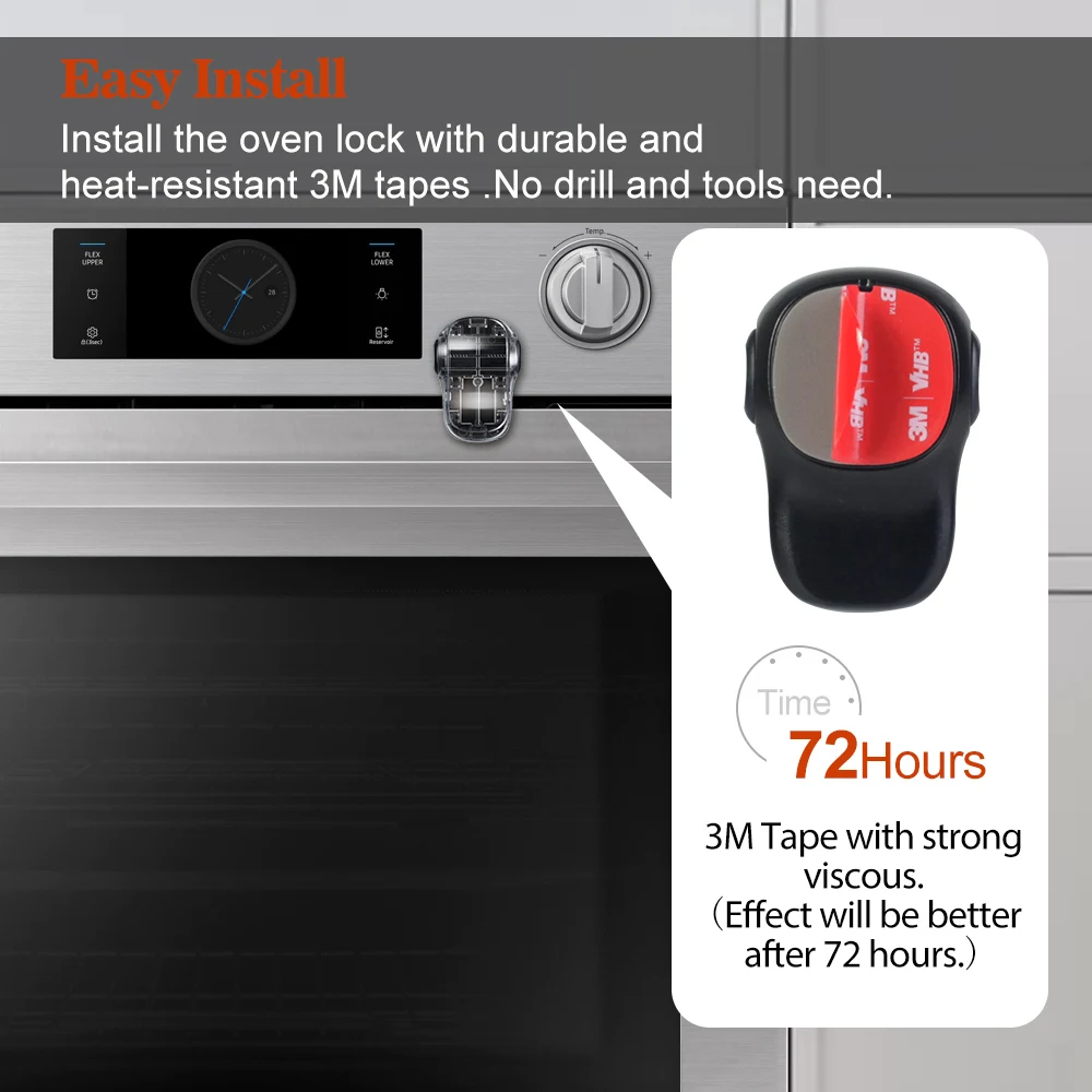 Oven Lock with New Design for Baby Prevent baby from playing with Oven Doors Kids safety Door Stopper cabinet lock,child lock,baby door stopper,door stopper,door lock,door window lock,safety lock