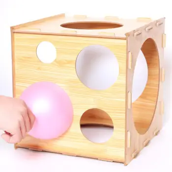 

Wood Balloon Sizer Box Balloon Measurement Tool Balloon Arch Kits for DIY Wedding Birthday Party Decoration