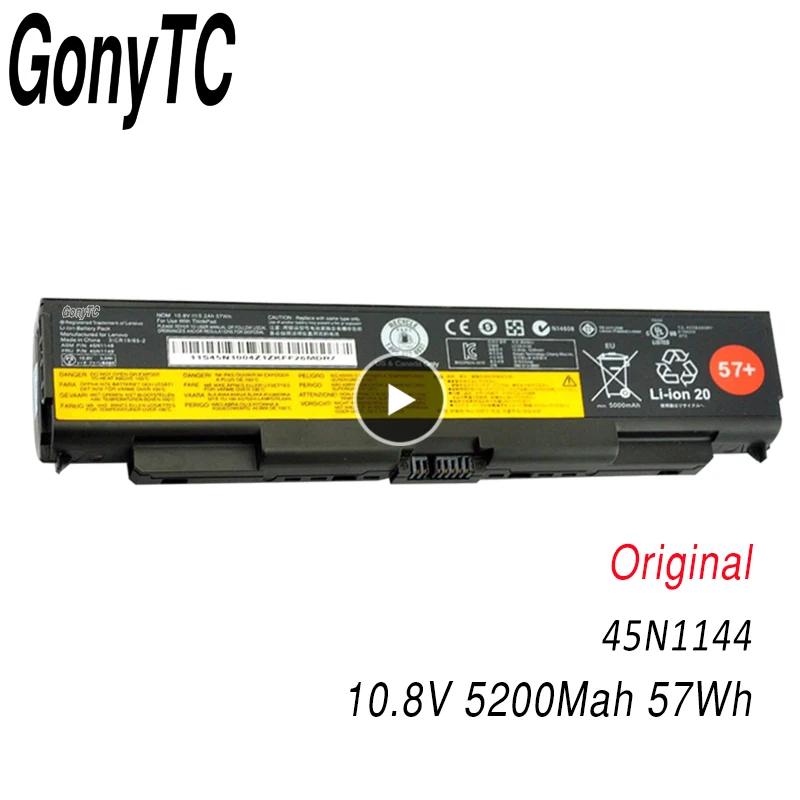 GONYTC 45N1144 57+ ноутбук Батарея для lenovo ThinkPad T440P T540P W540 W541 L440 L540 45N1145 45N1148 45N1159 45N1158