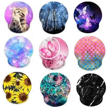 

Ergonomic Mouse Pad with Wrist Support Gel Soft Wrist Rest Pad for Computers, Gaming or Office Easy Typing Pain Relief
