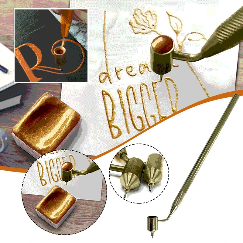 Paint Applicator Pen Fluid Writer Pen Drawing Pens Paint Number