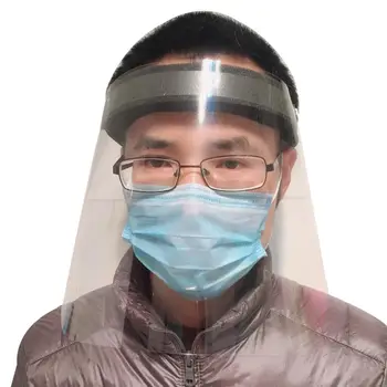 

Protective Adjustable Anti Droplet Dust-proof Full Face Cover Mask Visor Shield Anti Splash Safety Isolation Protective Mask
