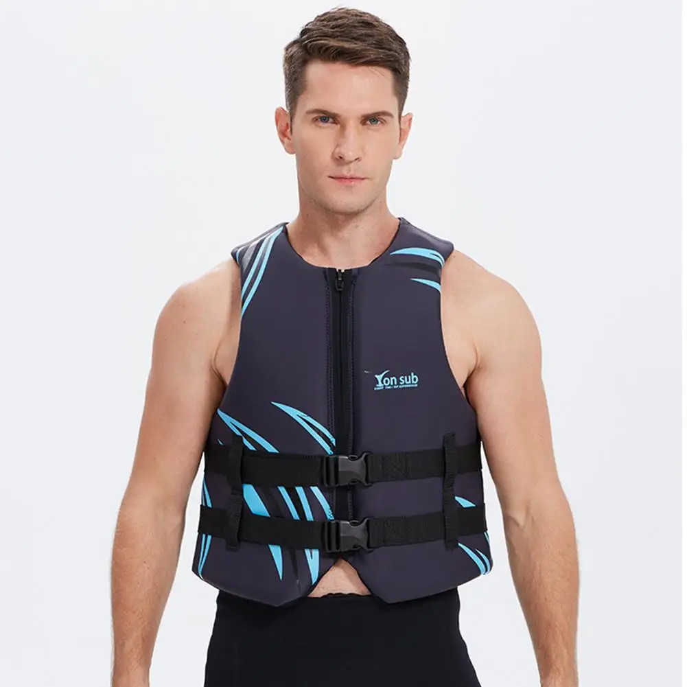 

Men Neoprene Epe High-end Life Jacket Vest For Motorboat Water Park Snorkeling Suit Rafting Life Vest Water Sports Equipment