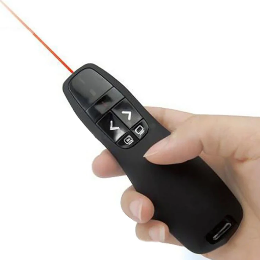 

RF 2.4GHz Laser Filp Pen with Red Light USB Power Point Clicker 20M Wireless Presentation Remote Control Pointer Customized LOGO